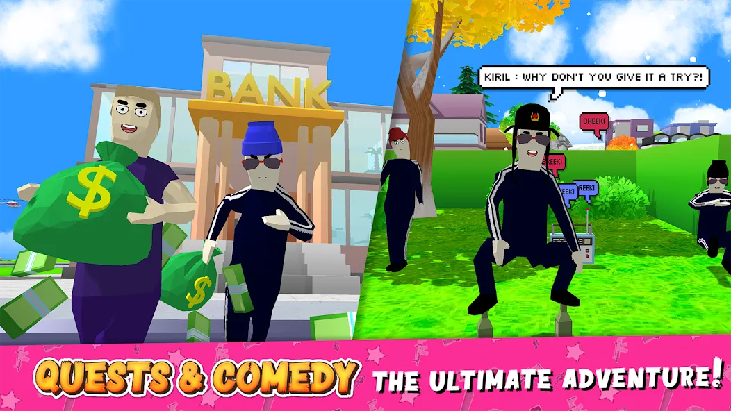 Dude Theft Wars FPS Open world screenshot 2